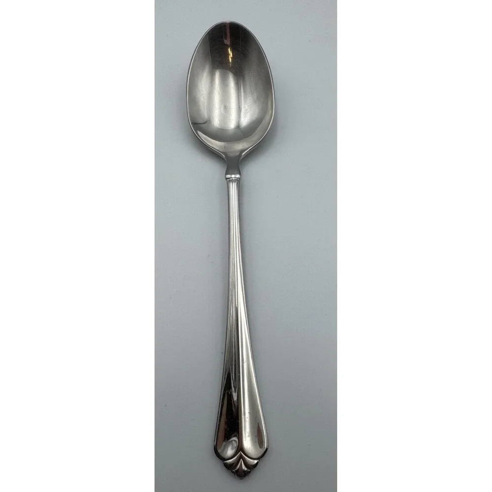 Oneida Julliard‎ Stainless Serving Spoon Logo 8.5